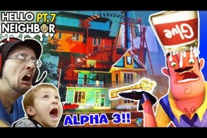 GOODBYE HELLO NEIGHBOR!! HORRIBLE Alpha 3 UPDATE? GLUE SMASHING + KEY Gameplay! (FGTEEV Part 7)
